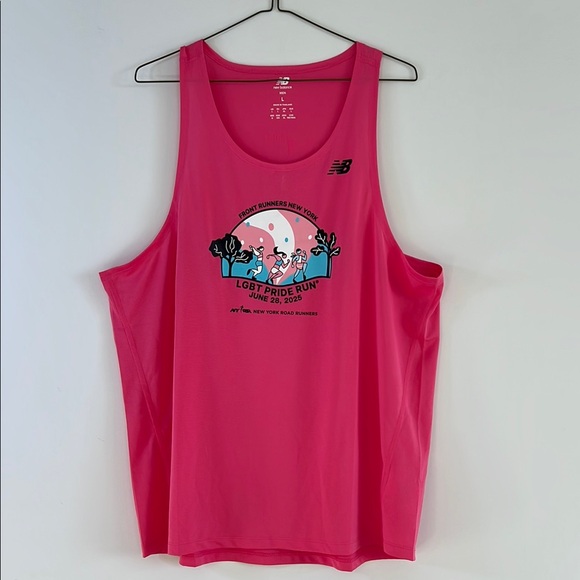 2025 New Balance NYRR LGBT Pride Run Race Top - Men Large - Picture 1 of 2